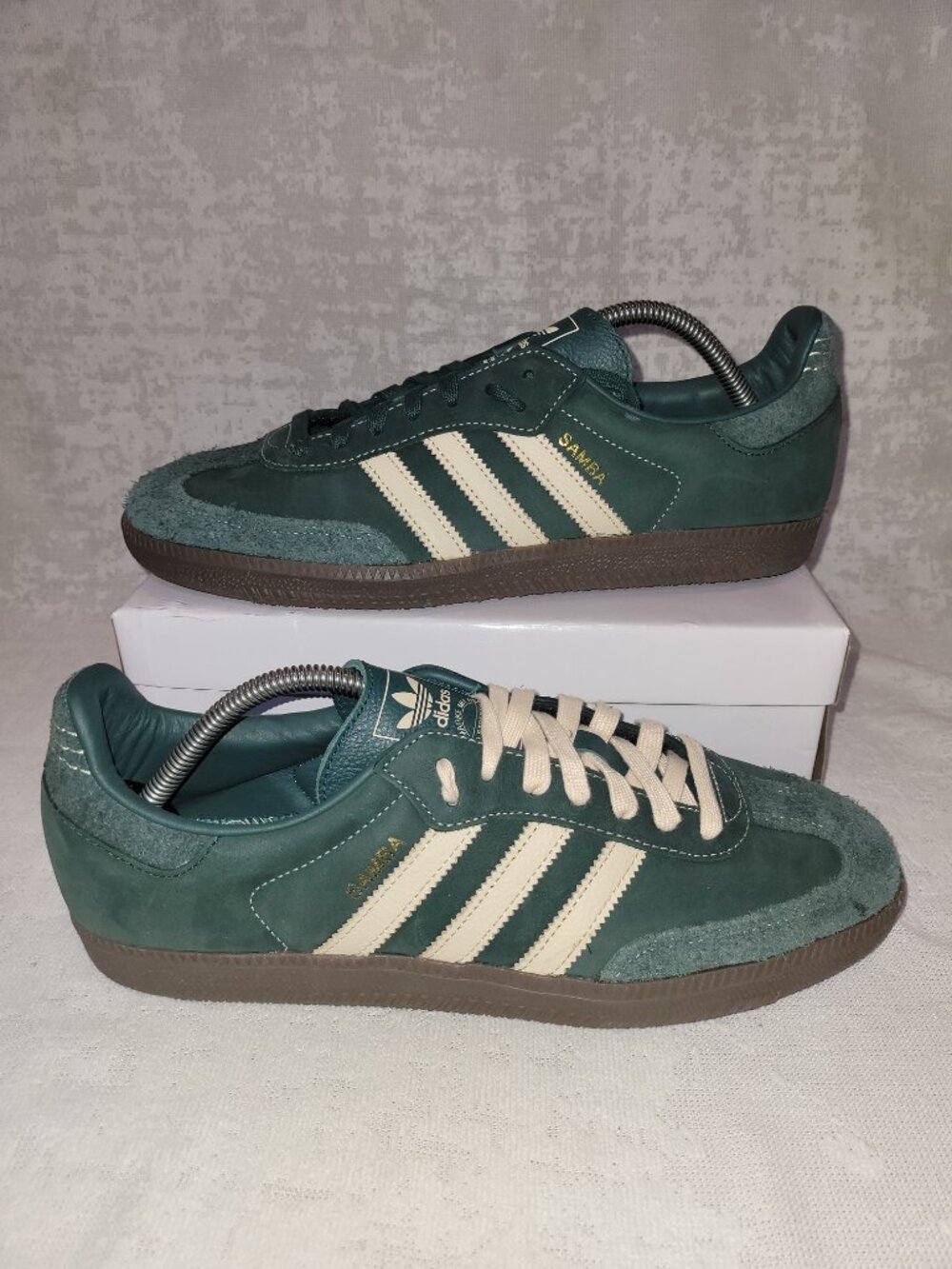 Adidas Samba Og Mineral Green Crystal Sand Sneakers IG1986 Women's Size 11.5
